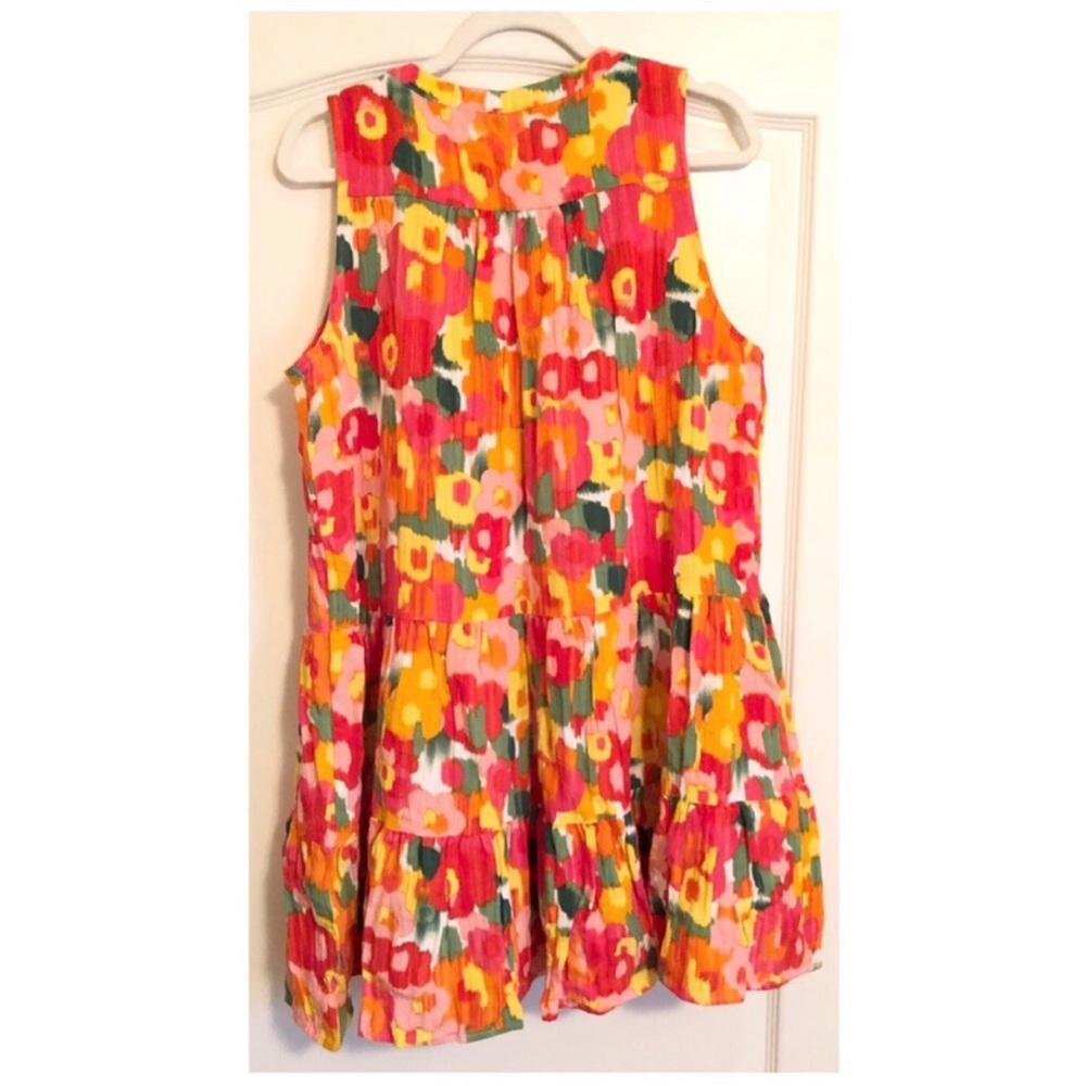 Tuckernuck x Pomander Place Magnolia Watercolor Sleeveless Kenzo Mini Dress - Picture 4 of 6